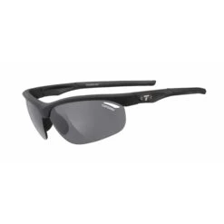Tifosi Veloce Matte Black Sunglasses - Smoke, AC Red & Clear Lense