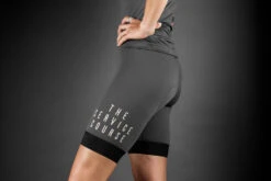The Service Course Women Bibshort - Charcoal
