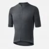 PEdALED Essential Merino Wool Jersey - Mud -KOO shop men cycling jersey merino charcoal grey front essential pedaled