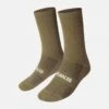PEdALED Mirai Lighweight Cycling Socks - Olive Green -KOO shop men cycling socks olive green front mirai pedaled