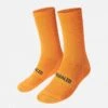 PEdALED Mirai Lighweight Cycling Socks - Orange -KOO shop men cycling socks orange front mirai pedaled