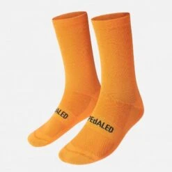 PEdALED Mirai Lighweight Cycling Socks - Orange