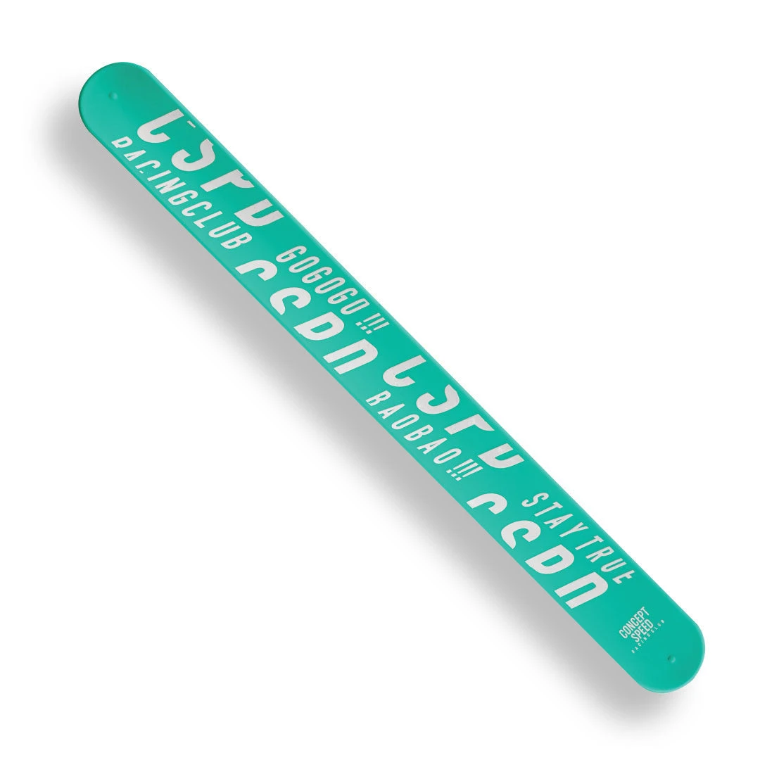 Concept Speed (CSPD) Aluminium Slap Band - Mint/White 3 Concept Speed (CSPD) Aluminium Slap Band - Mint/White