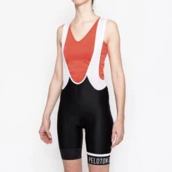 Peloton De Paris Classic Stripe Woman Bibshort - Black