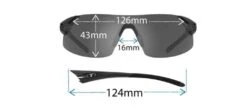 Tifosi Podium XC Matte Black Sunglasses - Smoke, AC Red & Clear Lenses -KOO shop podiumxc fit 1024x461 1