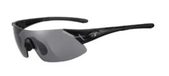 Tifosi Podium XC Matte Black Sunglasses - Smoke, AC Red & Clear Lenses