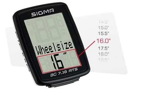 Sigma BC 7.16 ATS Wireless Cycling Computer 10 Sigma BC 7.16 ATS Wireless Cycling Computer - Image 8