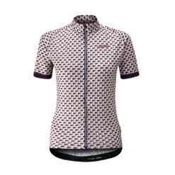 Chapeau! Madeleine Women Jersey - Tile Print, Purple Moon