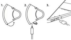 Bookman Curve Rear Light - White -KOO shop spincharging grande 1024x1024 c78d7538 c081 4df4 ab33 c193522f8237