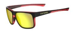 Tifosi Swick Crimson/Raven Sunglasses - Smoke Yellow Lens